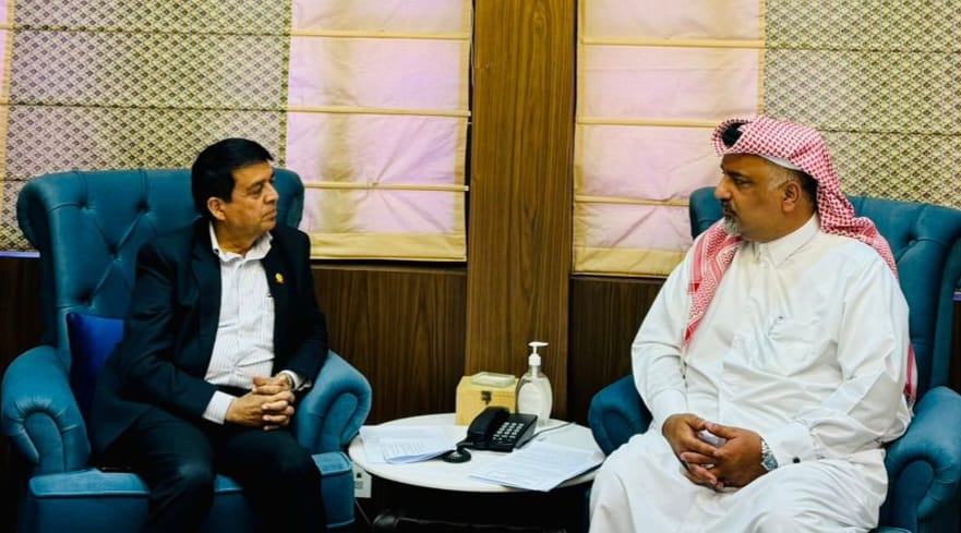 FNCCI President Dhakal meets Qatari ambassador